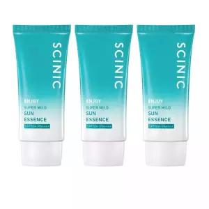 테온셀 싸이닉 엔조이 슈퍼 마일드 수분 선에센스 50ml / 저자극 선크림 차단제 3개