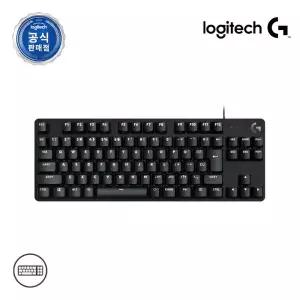 로지텍 유선 기계식 미니키보드, G413 TKL SE GX Brown Tactile 블랙 USB