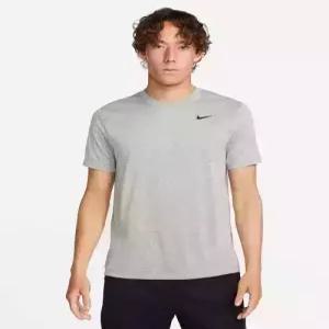 나이키 nike 드라이 핏 피트니스 티셔츠 M - 텀블드 그레이플랫 실버헤더블랙 DX0990-063