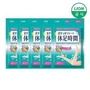 [NS홈쇼핑][라이온] 휴족시간 쿨링시트 6매입 X 5개 (총30매)[32256808]