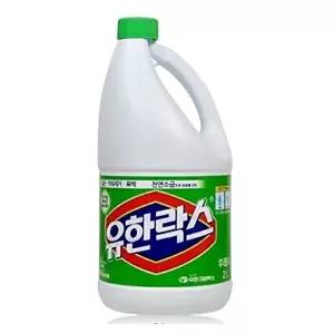 고품질 유한 락스 욕실청소 주방 세제 2L 레귤러 락스 과산화수소 정제수 증류수 포비돈 W0D5CF4