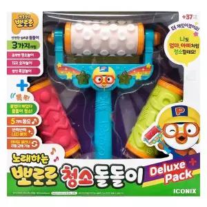 [아이코닉스]-노래하는 뽀로로 청소 돌돌이 디럭스팩