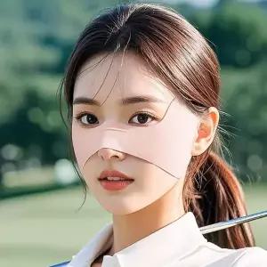 귀걸이 나비형 자외선 차단 마스크 얼굴 가리개 햇빛 가림막 골프 등산용
