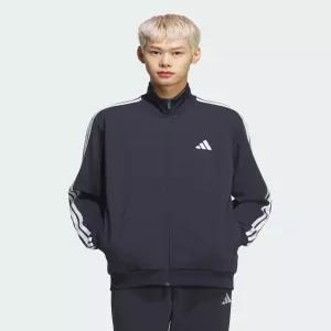 아디다스 3-스트라이프 레귤러 핏 더블 니트 트랙탑 KR6430 702418