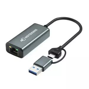 LG 그램14 14Z95U-GS5SK 호환 USB-C/A 겸용 기가비트 유선 인터넷 연결 랜카드 랜젠더