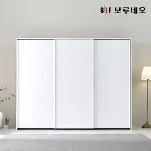 쥬피터 E0 슬라이딩 키큰 옷장 3200 행거형 (3도어 W3210)