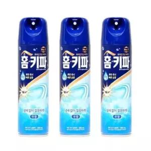여름필수품 홈키파 스프레이 무향 수성 에어졸 모기약 500ml 3P