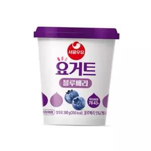 요거트 서울우유 블루베리 x 6입 380g