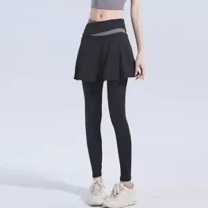 레깅스 쫄바지 스포츠 여성 필라폴웨어 일체형 치마
