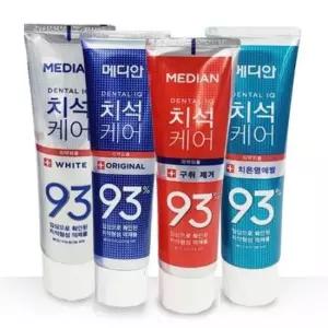 메디안 치석케어치약 3개세트 오리지날 구취 화이트