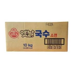 고품질 옛날소면국수(오뚜기 10Kg)X1개 (WE59635)