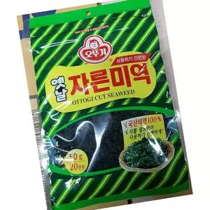 오뚜기 자른 미역 50g 해조류 미역국 재료 마른미역