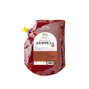 고추명가 순두부찌개소스 2kg 업소용/식당용 순두부찌개 양념 대용량