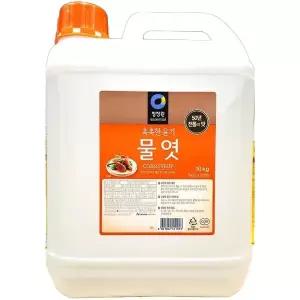 흰물엿(대상 10KG) 흰색 물엿 조청 대용량 업소용