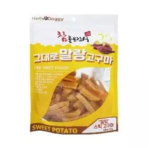 맛있는간식 헬로도기 그대로 말랑 스틱고구마 강아지간식 250g