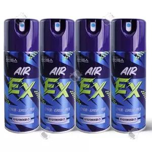 신신 에어파스 EX 200ml 4개 스프레이 뿌리는 파스 쿨파스