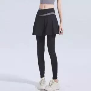 필라폴상의 다용도 스포츠 여성 필라폴웨어 일체형 치마 레깅스