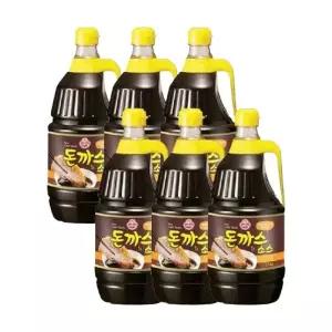 (2.1KG 6개) 돈까스 소스/매운/쏘스/가게용/돈가스/돈카츠/가성비갑/가성비/가정용/간편/감칠맛/경양식