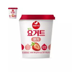 서울우유 요거트 딸기 x 6입 380g 서울우유
