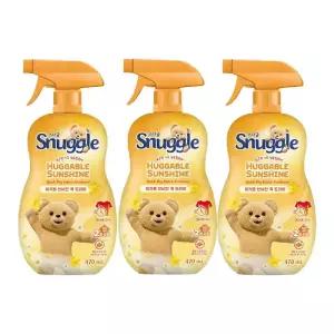 스너글 섬유탈취제 허거블 선샤인 퀵 드라이 470ml, 3개
