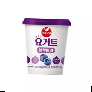 요거트 서울우유 블루베리 x 6입 380g