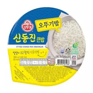 오뚜기 신동진 큰밥 300g x 18 간편식 간편음식 대용량 업소용 마트용