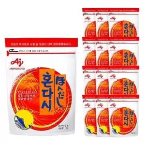 아지노모도 혼다시 감칠맛 조미료 1박스 (1kg X 12개입)