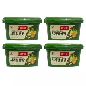 해찬들 사계절 쌈장 1kg 4개