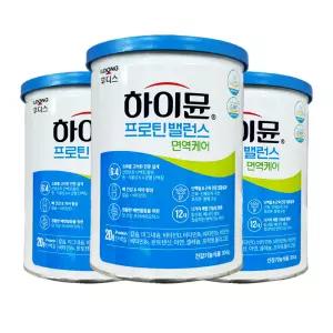 NEW 일동후디스 하이뮨 프로틴 밸런스 면역케어 산양유 초유 단백질 쉐이크 304g 3캔 CB