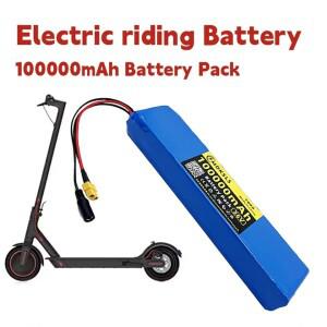 새로운 36V 100000mAh 10S3P 충전식 리튬 배터리 전력 수정형 자전거 스쿠터 자동차(BMS 포함)