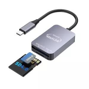 마하링크 USB-C UHS-II SD4.0 카드리더기 SD MicroSD ML-RC42C