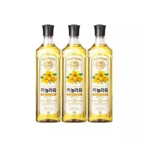 사조 해표 카놀라유 900ml x 3개