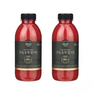 복음자리 과일듬뿍 딸기청 580g 1+1(총2개) 과일함량 99