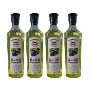 해표 포도씨유 900ml x 4개