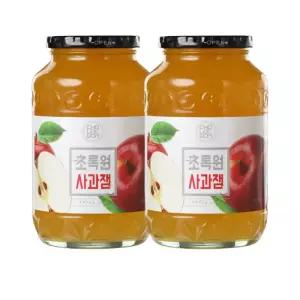 초록원 사과잼 대용량 과일잼 1kg 2개입