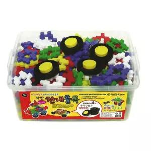 스매싱스포츠 뉴꼬마 천재블록 3호 214pcs/ 어린이집 블록/ 놀이블럭/ 유치원전용블록/ 유아교육/ 블럭놀이