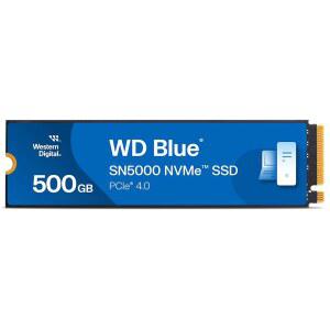 Western Digital 500GB WD Blue SN5000 WDS500G4B0E 내부 4.0, 5,000MB/s 드라이브 NVMe SSD PCIe 최대 솔리드 - 스테이트 Gen [신세대] 2280, M.2
