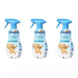 스너글 섬유탈취제 허거블코튼 470ml 3개 티타임 외식 파인다이닝 브런치 카페인 빵