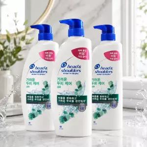 헤드앤숄더 두피보습 가려운두피 샴푸 850ml 3개