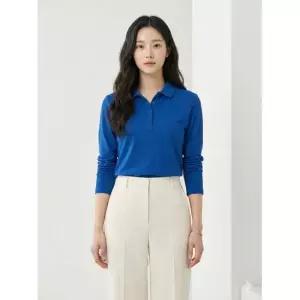 크로커다일레이디퍼플 크로커 데일리 카라 티셔츠 CLCSTS904