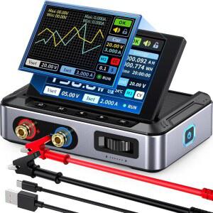 FNIRSI DPS-150 DC 전원 공급 변수, 30V 5A 조정 가능한 CNC 장치(4자리 IPS 디스플레이 포함), 20mV 리플, PD /QC /DC 입력, PC 프로그래머블 스위칭 장치(전원 어댑터 없음)