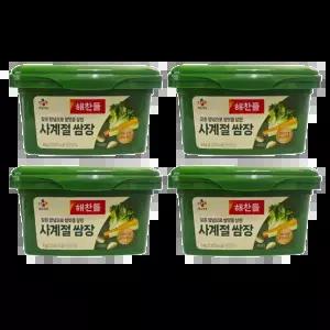 해찬들 사계절 쌈장 1kg 4개
