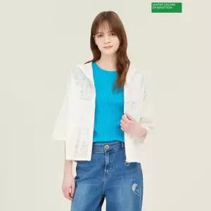 베네통 해변 메쉬 니트 가디건 BAKCA6631
