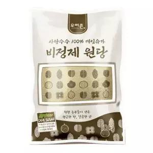 캐인슈가 태국 비정제 사탕수수원당10kg /우리존 원당10KG/설탕대신 비정제원당으로 건강한 단맛