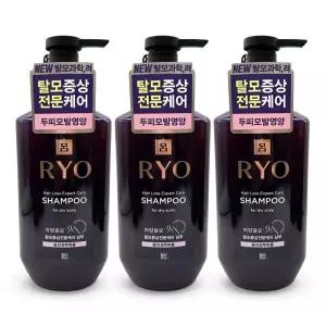 샴푸 탈모증상완화 려 중건성두피용 9EX 400ml 3개