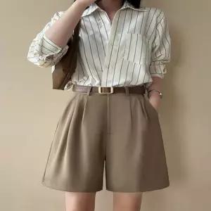 세미5부반바지 정장반바지 슬랙스5부팬츠