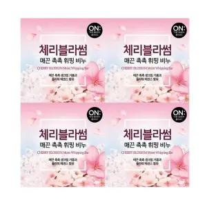 온더바디 체리블라썸 휘핑 비누 90g 4입