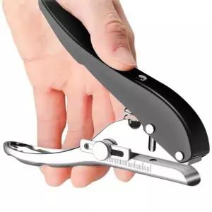 문서 타공기 벨트 파워 1공 수동 3~10mm 6size 펀칭기 가죽 펀치 타공