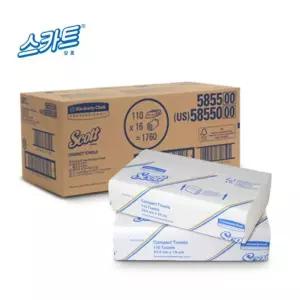 110매 16밴드 스카트 티슈 핸드 화장지 콤팩트 타올