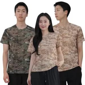 아이스 쿨 반팔 티셔츠 밀리터리 남녀공용 국내생산 (37712125)